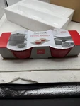 Cuisinart Chef's Classic Ceramic Bakeware-set Of 2, 9 Oz Ramekins, Red. Fixed Price $21.59.