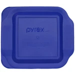 Pyrex 222-PC Square 8" Quart Storage Container Baking Dish Lid Blue New. Fixed Price $12.99.