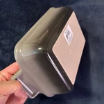 Nwt Le Creuset Flint Oyster Grey Heritage Rectangular Dish 19 Cm 1.1 Qt. Fixed Price $59.99.