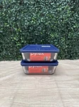 Pyrex Rectangular Storage Dish 1.4L 6 Cup. 2 Pack. Fixed Price $18.00.