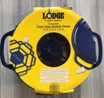 Lodge 6QT Cast Iron Enamel Dutch Oven Blue. Fixed Price $69.00.