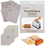 20PACK Toaster Bags Reusable Non-stick Oven For Grilled Sandwiches More. Fixed Price $15.99.
