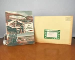 Vtg Paterson Parchment Paper Company Monuments Christmas Promotional Ephemera. Fixed Price $12.95.