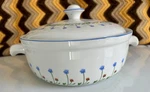 Mikasa Ultra Ceram Bali Hai UP003 Covered Casserole Dish Bake & Serve Vintage. Fixed Price $45.00.