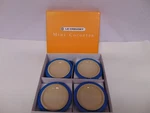 (4) Creuset Petite Round Casserole Marseille Mini Cocotte 16-35 Blue 4" 8OZ. Fixed Price $124.99.