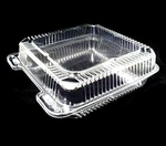 Clear Hinged Food Storage Containers 8X8X3 Pack Of 25 Durable Usa Made. Fixed Price $25.89.