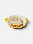 Temp-tations Oven Ware By Tara Pumpkin Pie Recipe Pan Fall Thanksgiving Yellow. Fixed Price $45.00.