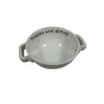 Mud Pie And Dip Bowl Small White Thanksgiving Serving Dish. Fixed Price $16.99.