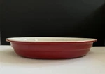 Emile Henry Stoneware Oval Casserole Baking Dish Red - France 14.5 X 10 2.5. Fixed Price $30.00.