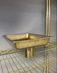 Meat Chopper/grinder Stainless Steel Square Pan. Fixed Price $50.00.