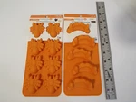 2 New Halloween-celebrate It Silicone Mold-treat-bakeware-spiders-fangs-vampire*. Fixed Price $16.00.