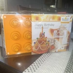 Rbv Birkman Silicone Mini 3 Tier Birthday Or Wedding Cake Pan 1.5"H Makes 15 New. Fixed Price $7.00.