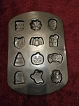 Wilton Halloween 12 Cavity Pan 3D Cookies. Fixed Price $15.99.