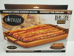 Emson Gotham Steel Bacon Bonanza Copper Pan +/- 12 Slices 20" 15" W 3" D. Fixed Price $12.95.