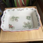 Better Homes Gardens Winter Forest 13" Rectangular Casserole Baker Heritage Nwt. Fixed Price $70.00.