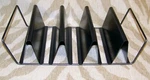 Chicago Metallic Professional 6-SHELL Baked Taco Rack Medium Gray. Fixed Price $16.00.