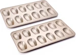 Nonstick Madeleine Pan Pack 12-CAVITY Heavy Duty Cookies Trays For. Fixed Price $29.12.
