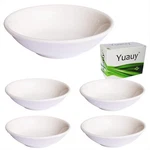Yuauy 4 Pcs Round 7MM Porcelain Soy Sauce Dish Ceramic By 2 Cm, White. Fixed Price $13.04.