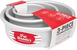 PRD-1BOX Anodized Aluminum One Of Cake Mix Mini Tier Round Pans, Set. Fixed Price $48.99.