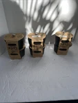 Sedona Black Cast Iron 9 Oz Round Lid Covered Mini Dutch Cocotte Oven 3 Sets. Fixed Price $65.00.