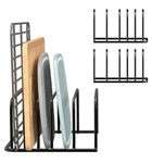 Cutting Board Organizer, 2-PACK Holder Rack Baking Cookie Pan. Fixed Price $17.99.