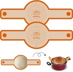 Silicone Bread Sling For Dutch Oven, Non-stick & Easy To 2PCS Round, Orange. Fixed Price $20.99.