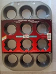 Ekco Bakers Secret Pro Heavy Gauge Non-stick 12 Cup Muffin Pan, Made Usa. Fixed Price $7.00.