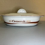 Mini Microwave Safe Ovenware Casserole Dish W/lid 1977 Himark Japan Mid Century. Fixed Price $22.50.