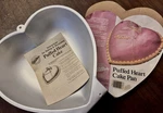 1986 Vintage Wilton Puffed Heart Cake Pan #2105. Fixed Price $17.00.