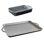 Nordic Ware 2-PIECE Procast Baking Set, Includes Sheet Pan And 7"X11". Fixed Price $97.33.