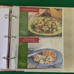 2003 Pampered Chef Organizer Binder W/ 15 Pc Recipes & Blanks. Fixed Price $24.95.