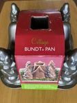 Nordic Ware Heavy Aluminum Cottage Bundt Pan 3D Cake Jello Mold New 10 Cup Cap.. Fixed Price $30.00.