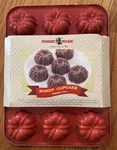 Nordic Ware Mini Bundt Cupcake Pan Red 12 Individual Nonstick Packaging. Fixed Price $15.99.