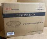Dhg Professional 9" Round Aluminum Pan Destination F9RP-RR 500 Ct Case. Fixed Price $92.50.