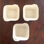 Madeira Harvest By Stone For Casafina 5 1/8" Bowls/bakers Set 3 Portugal. Fixed Price $34.99.