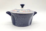 Pioneer Woman Dazzling Dahlia Cobalt Blue 14.4 Oz Mini Casserole Dish With Lid. Fixed Price $12.97.