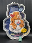 Vintage 1983 Wilton Care Bears Birthday Cake Pan With Insert 2105-1793. Fixed Price $17.95.