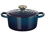 Le Creuset Signature Cocotte Ronde 16CM Agave Black Matte Enamel Light Gold Knob. Fixed Price $392.44.