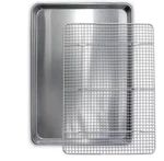Commercial Quality Cookie Sheet Rack - Aluminum Half Baking Pan And.... Fixed Price $45.27.