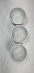 Set Of 3 White Porcelain Ramekins Custard Cups Bowls 4" Kitchen Bakeware. Fixed Price $18.99.