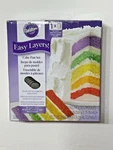 Wilton Easy Layers Cake Pan Set Of Never Used 2105-0112 6"X 0.75". Fixed Price $14.99.