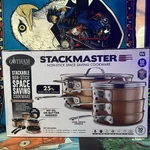 Gotham Steel Stackmaster Pots Non-stick 10 Piece Cookware Set New Open Box. Fixed Price $62.99.