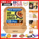 9INCH Square Air Fryer Disposable Paper Liners, 125PCS Non-stick Food Grade P.... Fixed Price $44.99.