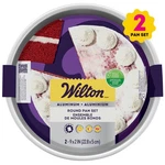 Wilton Aluminum 9-INCH Round Cake Pans 2-PIECE Layer Set. Fixed Price $19.96.