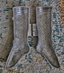 Pewter Christmas Stocking Ice Cream Mold. 6" Tall.. Fixed Price $91.99.