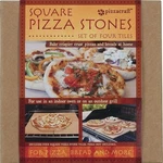 Pizzacraft 7.5" Square Stones, 4 Cordierite Tiles, Thermal Shock Resistant. Fixed Price $44.99.