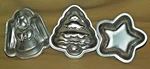 Wilton Single Cake Pans Set 3 Angel Christmas Tree Star Miniature 5 Inch.. Fixed Price $14.99.