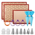 Macaron Silicone Baking Mats - Macaroon Suppliers 1 Quarter Sheet + 2 .... Fixed Price $30.34.