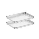 Baking Sheets 2 Pieces, Bastwe Cookie Set Stainless Steel Ba... Fast Ship. Fixed Price $27.99.