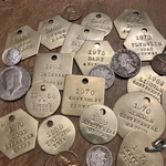Custom Vintage Looking Brass Key Fob, Car, Truck, $14.95-$24.95 Add Your Name. Fixed Price $14.95.